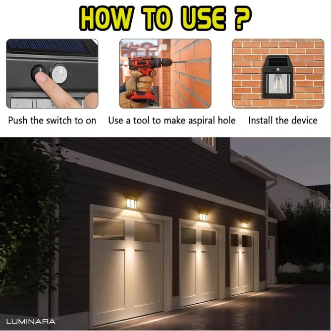Luminara Premium Solar LED Garden Light