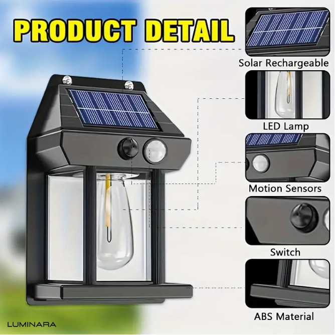 Luminara Premium Solar LED Garden Light